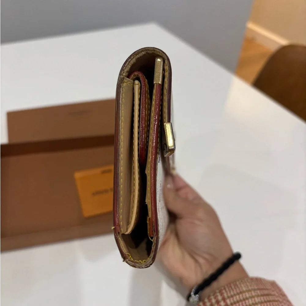 Louis Vuitton Murakami Multicolor White Sarah Wallet Takashi Murakami w/ Box - Picture 8 of 16